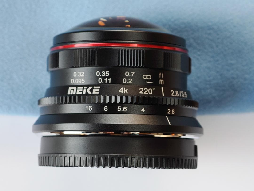 Meike 3.5mm F2.8 円周魚眼レンズ　マイクロフォーサーズ