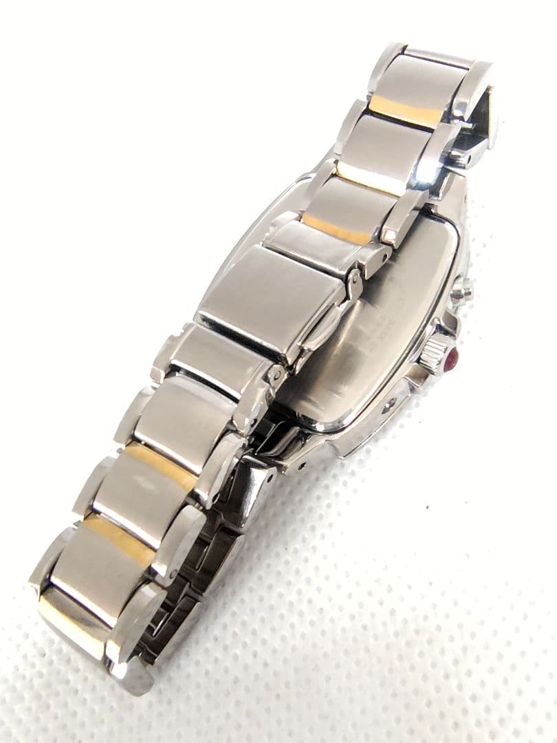 【電波ソーラー、美品】CITIZEN　xC シチズン　クロスシー　白蝶貝ダイヤル