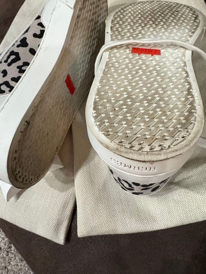 中古美品エルメスHERMESゲットスニーカーレオパード36（22.5～23）