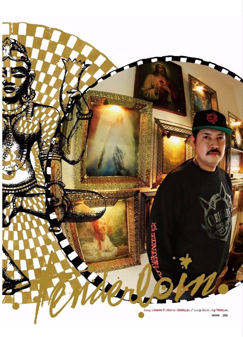 TENDERLOIN TEE L/S PFP ロンT 長袖 西浦着