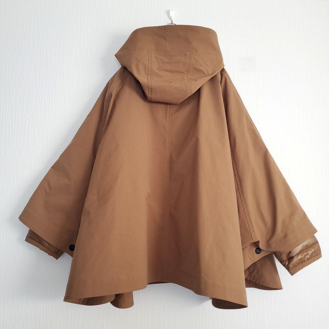美品 レリル 3way ポンチョ 中綿ライナー付き ジャケット キャメル