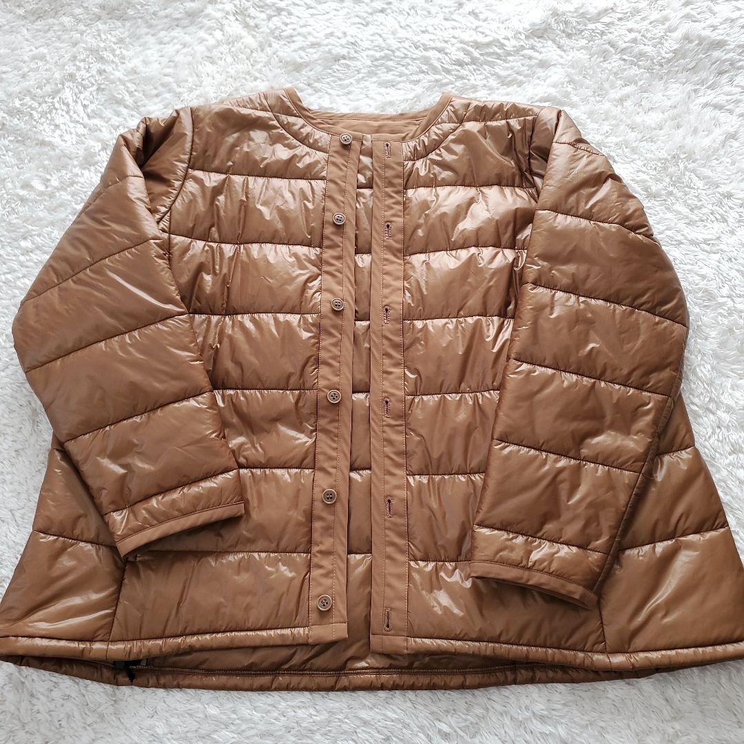 美品 レリル 3way ポンチョ 中綿ライナー付き ジャケット キャメル