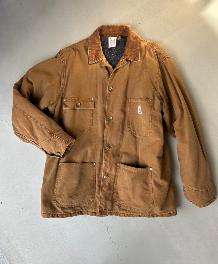 カーハート　チョアコート　カバーオール　星タグ