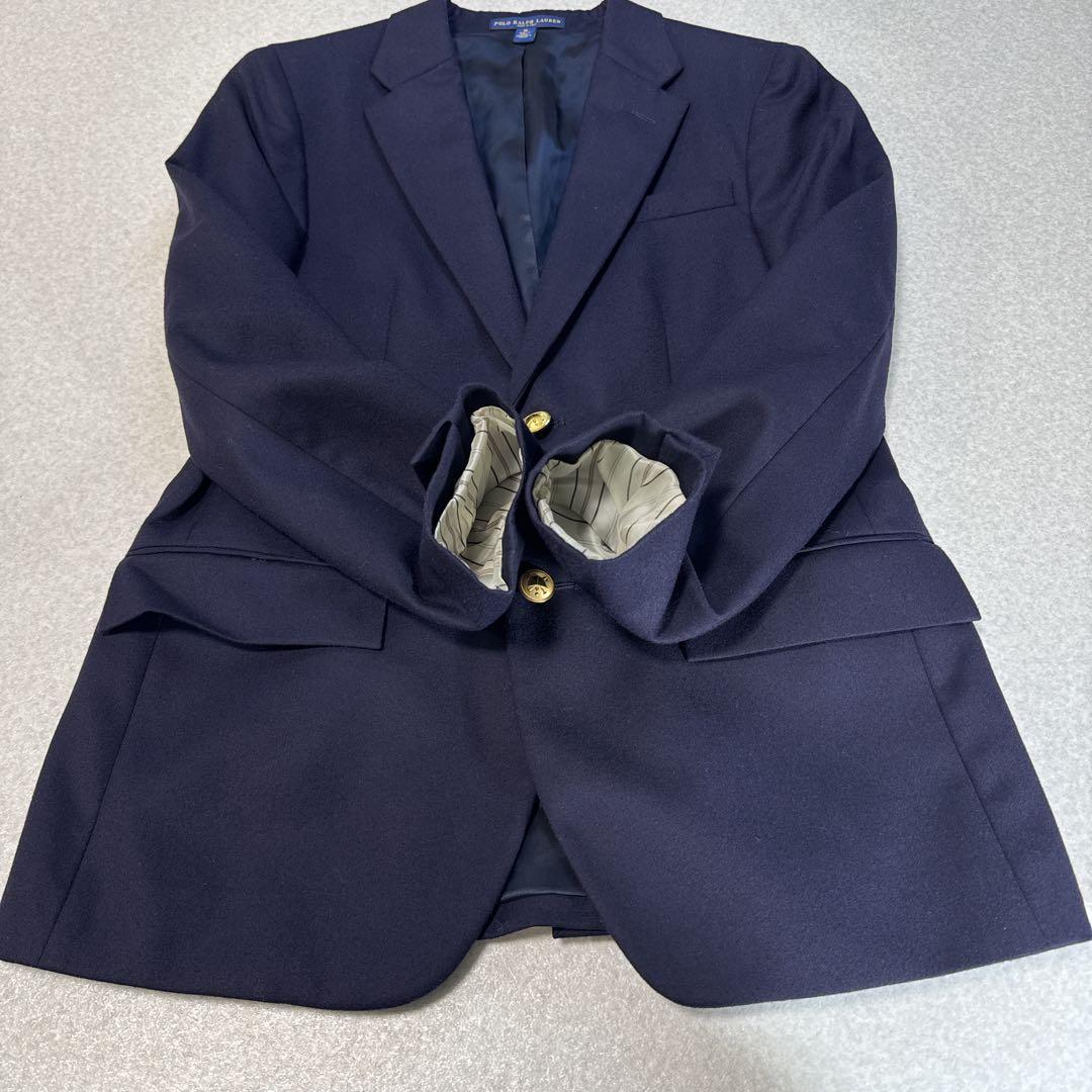 極美品⭐️POLO RALPH LAUREN 紺ブレ 金ボタン イタリア製 160