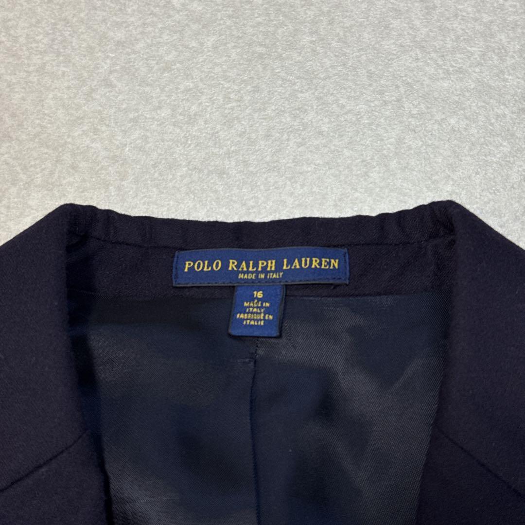 極美品⭐️POLO RALPH LAUREN 紺ブレ 金ボタン イタリア製 160