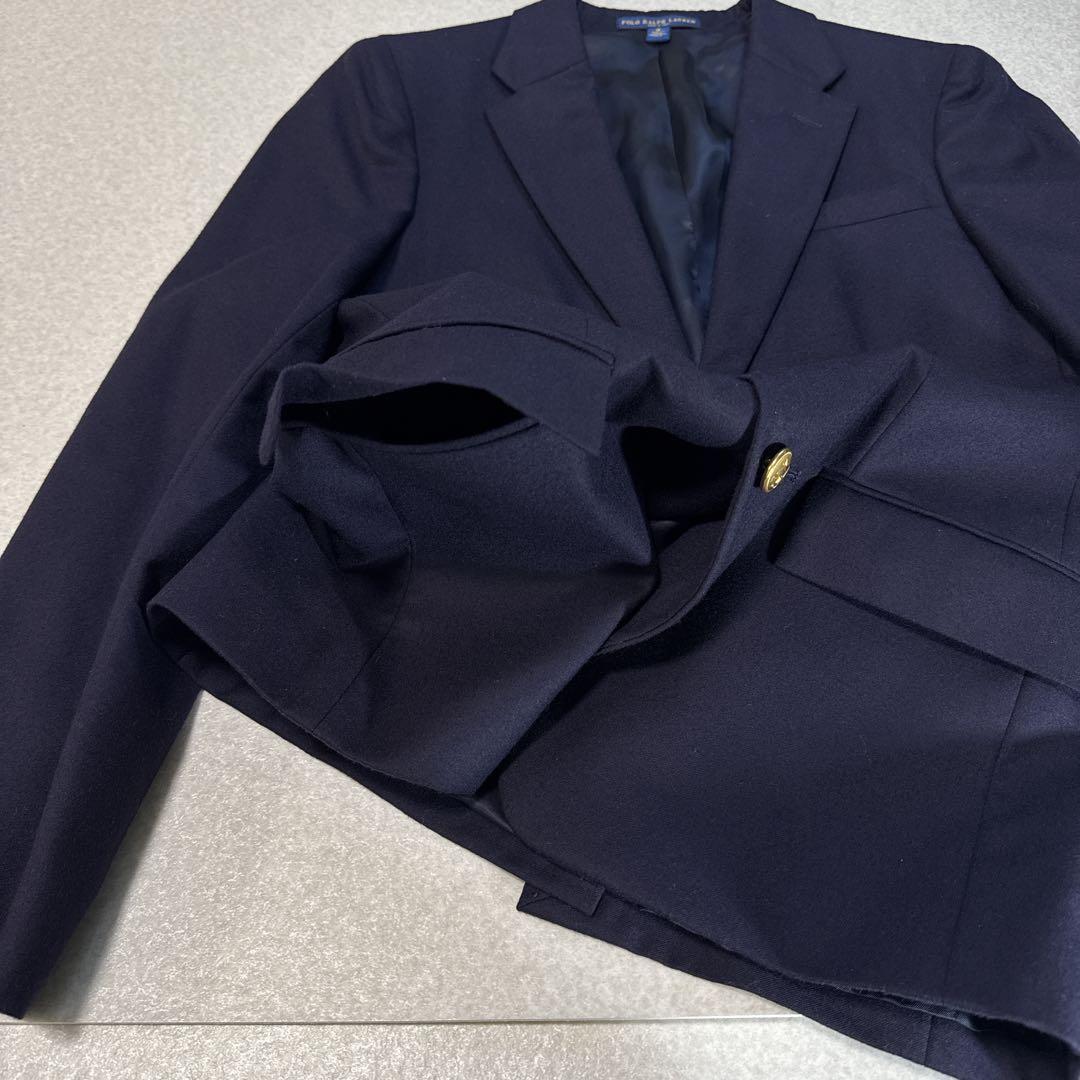 極美品⭐️POLO RALPH LAUREN 紺ブレ 金ボタン イタリア製 160