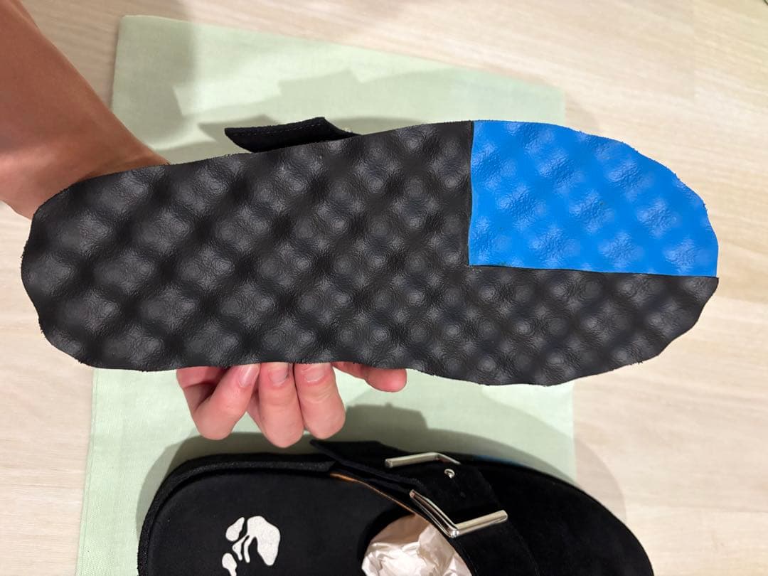 値引き中OFF-WHITECOMFORTLEATHER SLIPPER41インチ