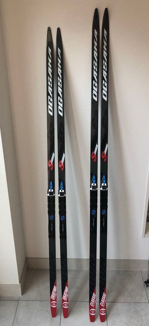 OGASAKA クロスカントリースキー板 2セット フリー　クラシカル