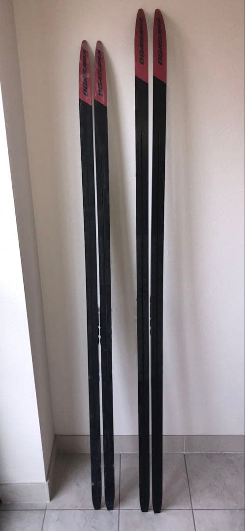 OGASAKA クロスカントリースキー板 2セット フリー　クラシカル