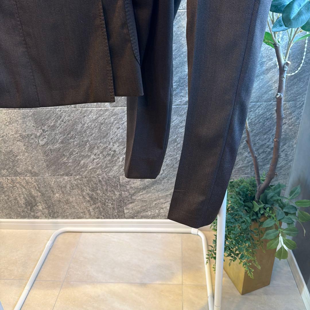 ナノユニバース別注　リングジャケット　シングルセットアップ　44 ブラウン春秋冬