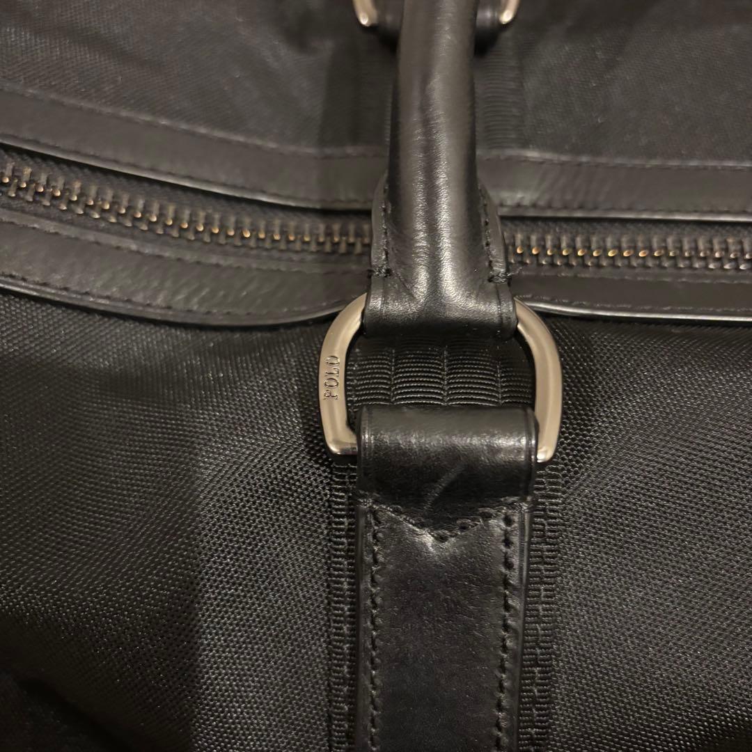 【希少】POLO RALPHLAUREN ボストンバッグ レザーナイロン2way