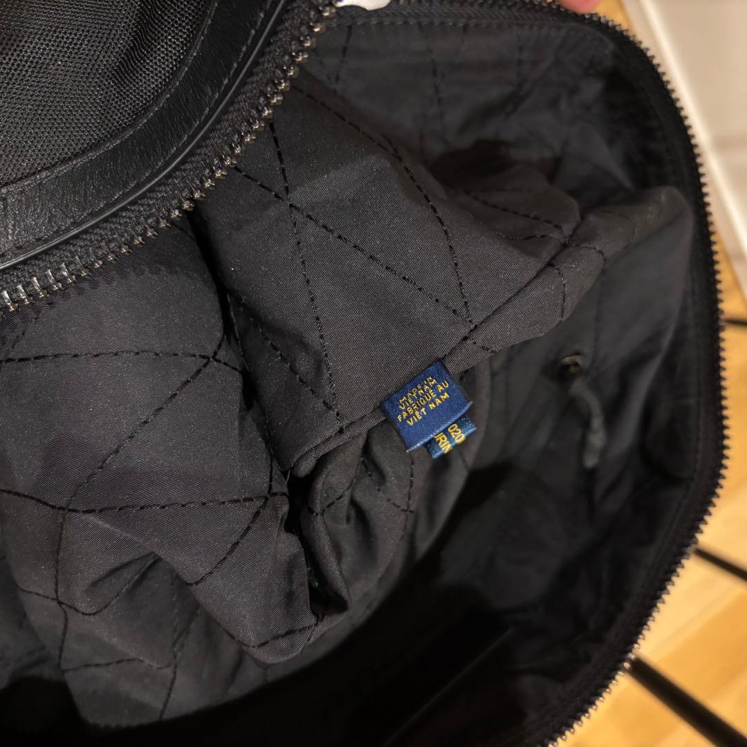 【希少】POLO RALPHLAUREN ボストンバッグ レザーナイロン2way