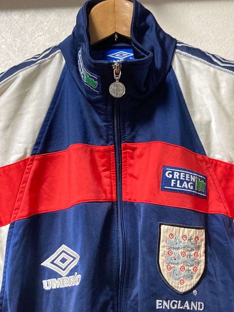 Umbro 1990年代イングランド代表フルスポンサートラックジャケットアンブロ