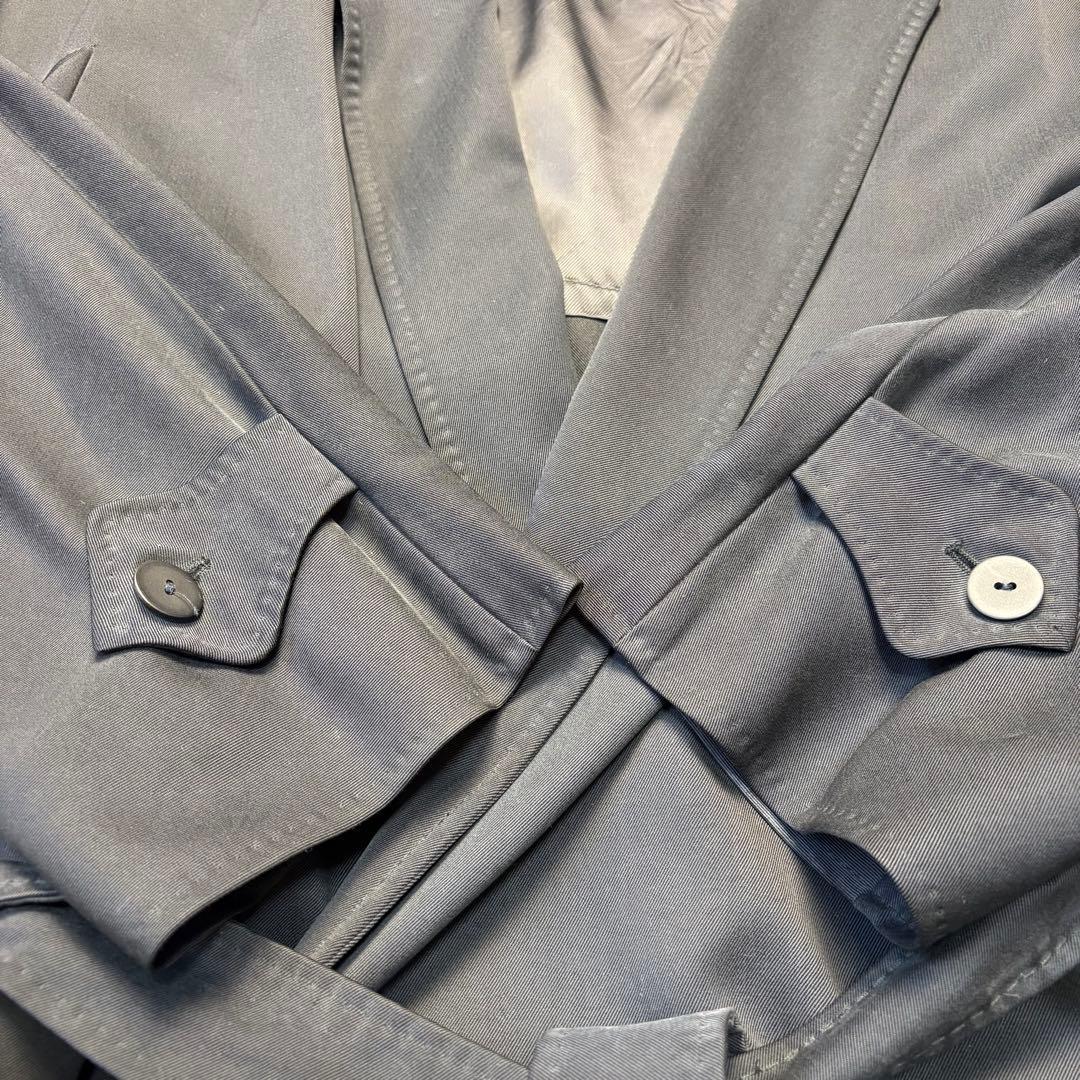 美品♡マックスマーラ　最高級白タグ　ベルテッド　ロングコート　L 黒　４０