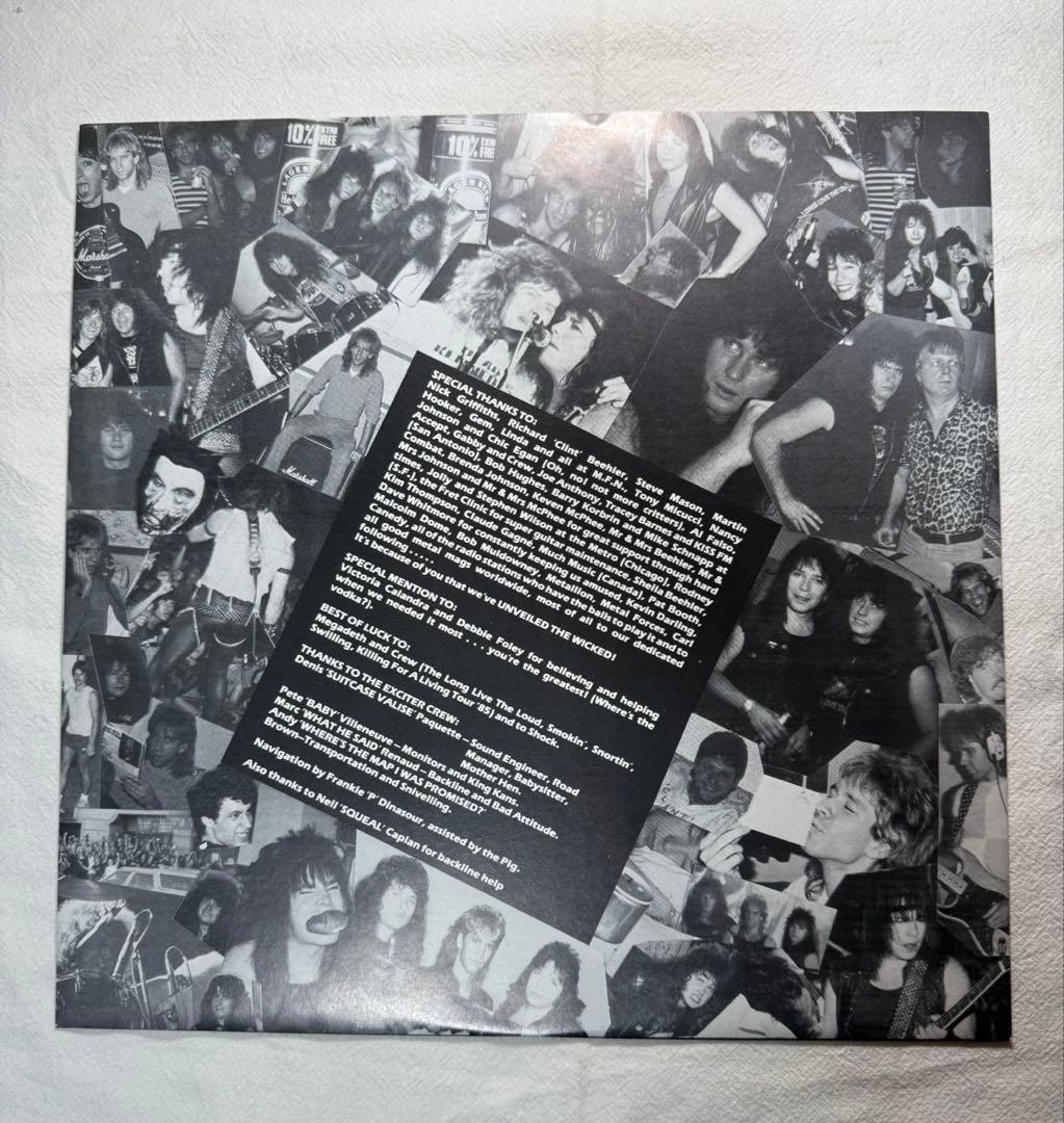 EXCITER Unveiling The Wicked LP レコード