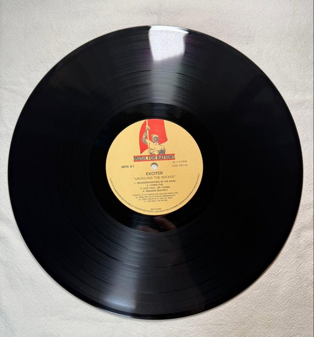 EXCITER Unveiling The Wicked LP レコード