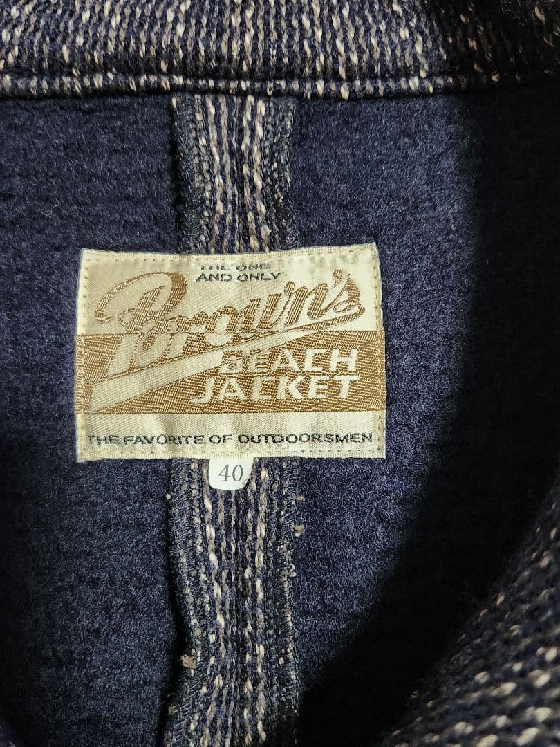 フルカウント　ブラウンズビーチジャケット