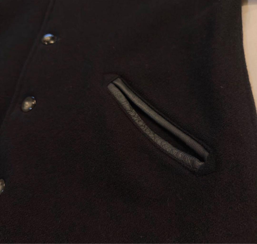 【激レア】SKOOKUM 袖レザーファラオジャケット USA製38スタジャン