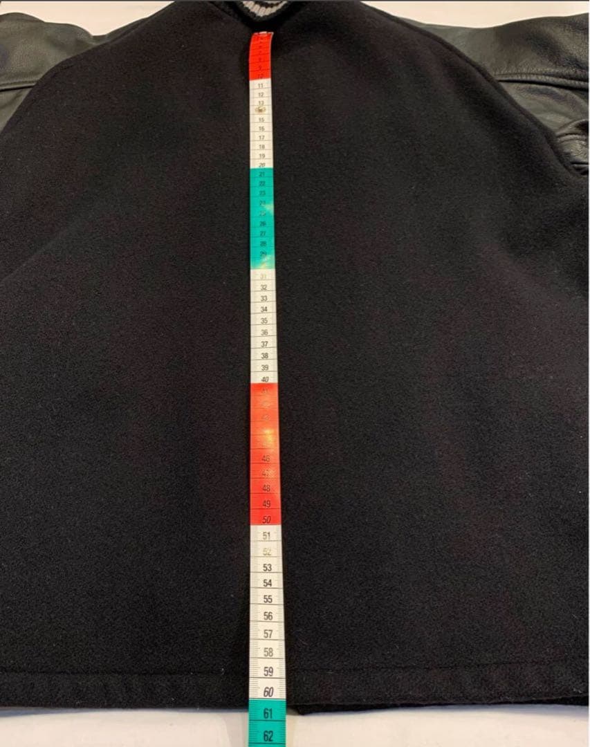 【激レア】SKOOKUM 袖レザーファラオジャケット USA製38スタジャン