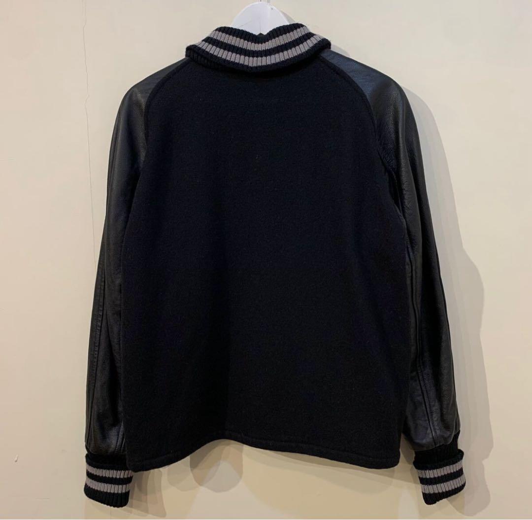 【激レア】SKOOKUM 袖レザーファラオジャケット USA製38スタジャン