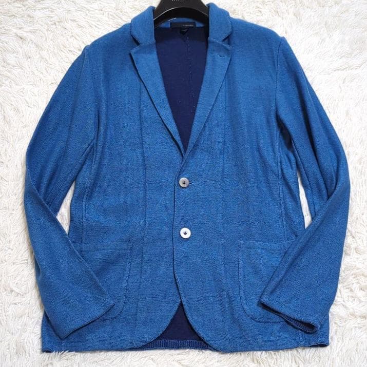 定価9万 逸品 洒脱 LARDINI ラルディーニ ニットジャケット L