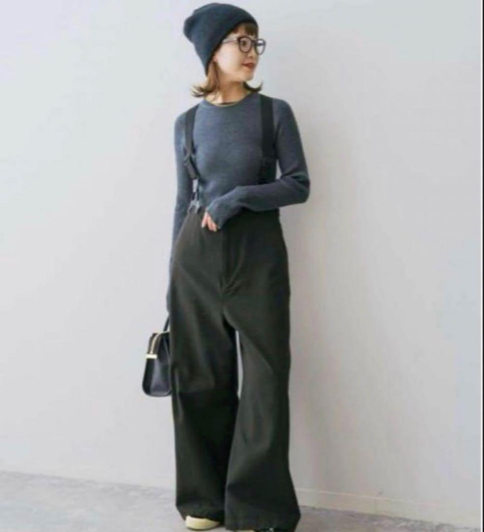 Spick サスペンダー付きワーカーパンツ，B.C ZIPプルオーバー　グレーA