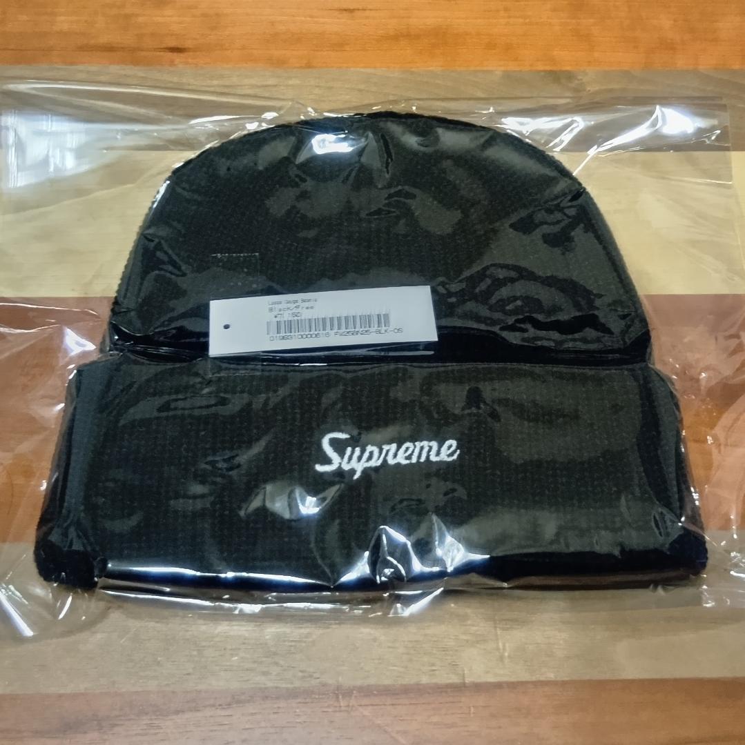 Supreme Loose Gauge Beanie 黒
