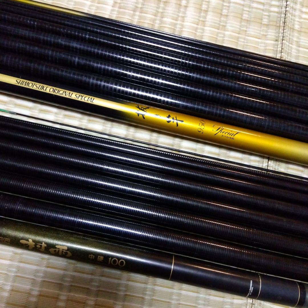 鮎竿2本 Daiwa村雨中硬100 シモツケ抜き竿950