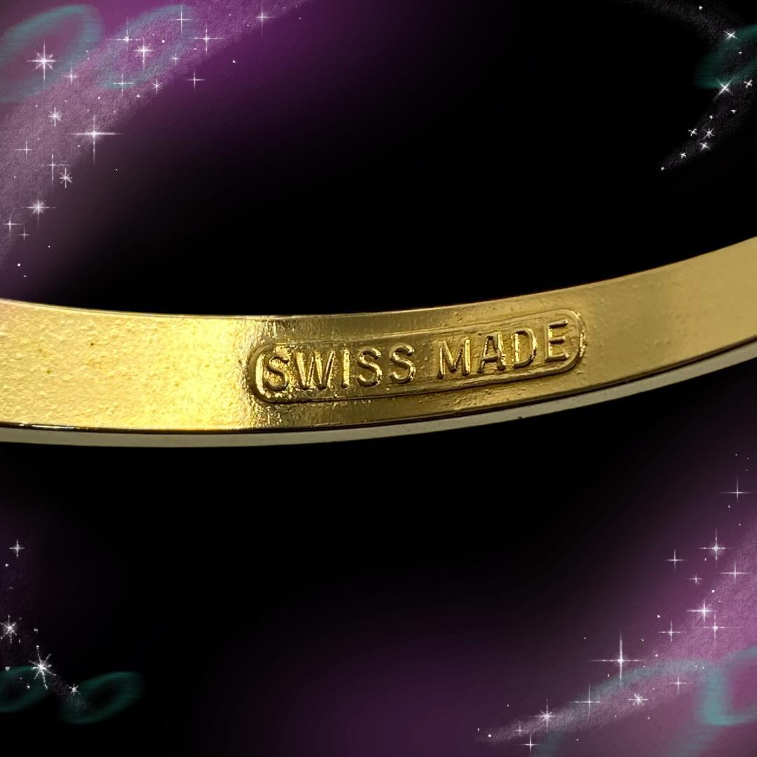 《美品 稼働品》 ビーウオッチ レディース腕時計 バングルウォッチ クオーツ