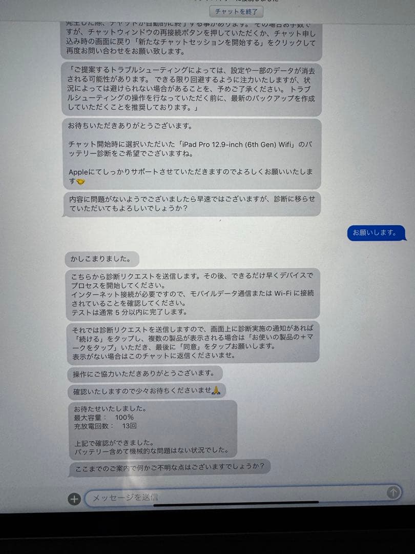 Apple iPad Pro 12.9インチ 第6世代256GB wifiモデル