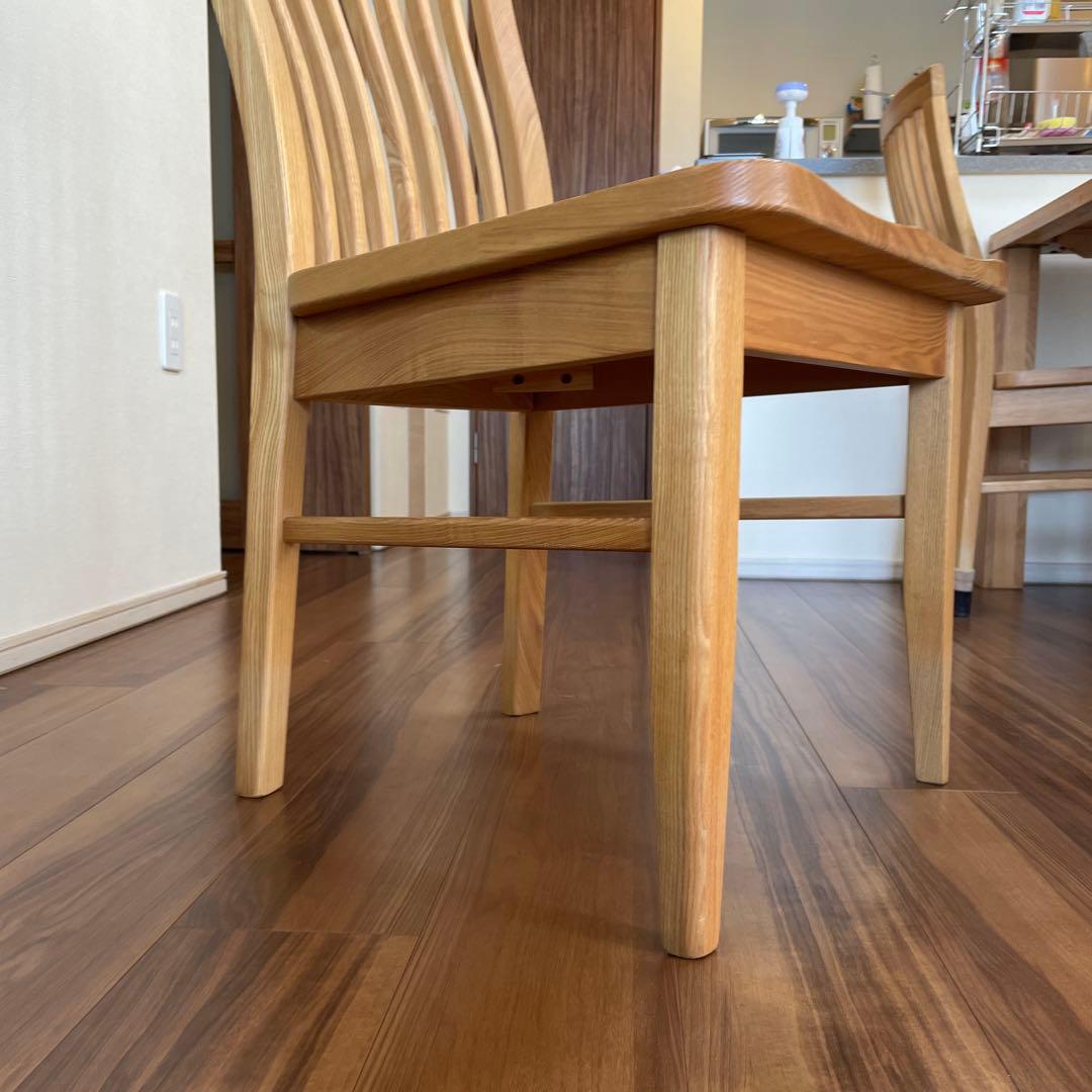 木製ダイニングチェア 1脚②