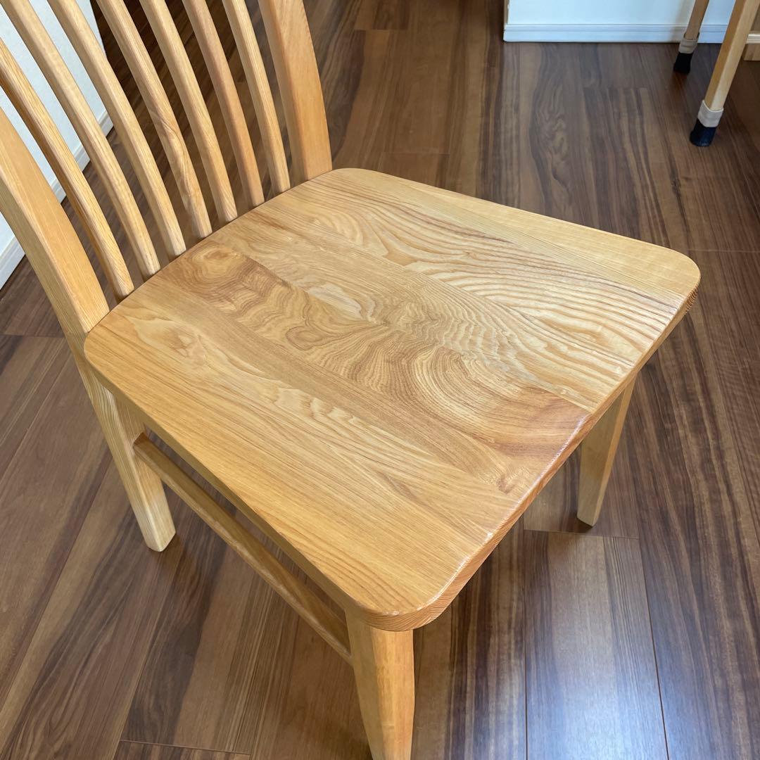 木製ダイニングチェア 1脚②