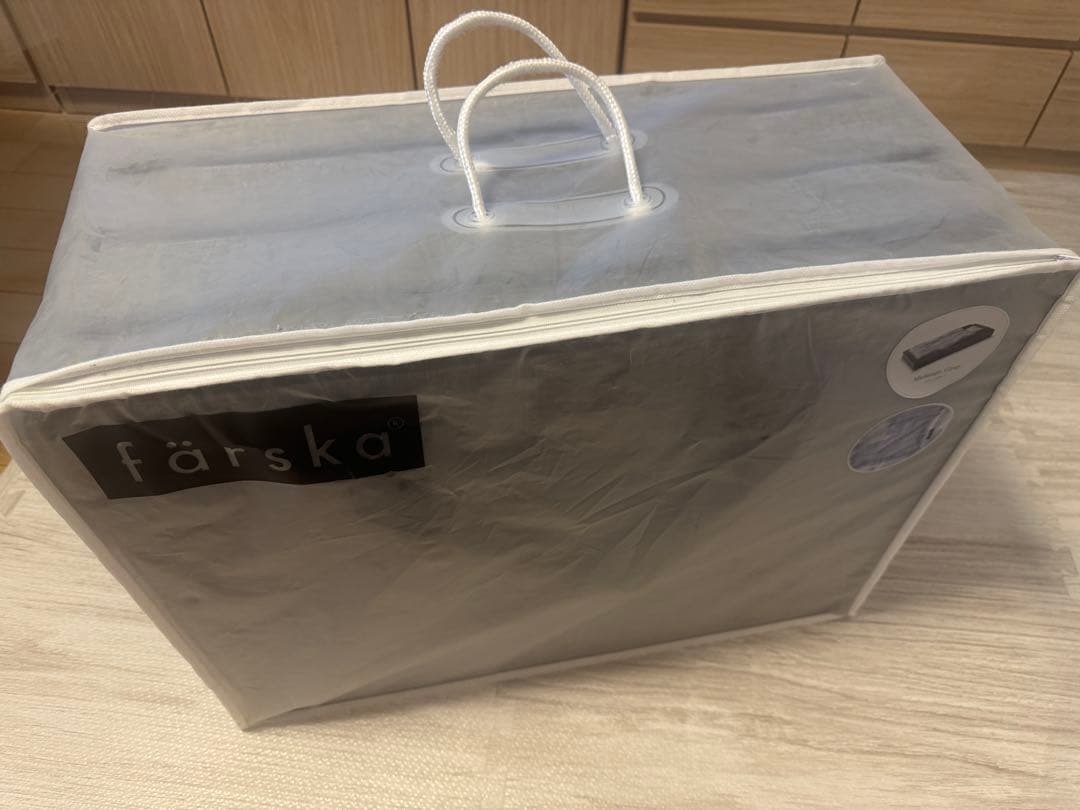 farska コンパクトベッドFREE メランジグレー 折りたたみベビーベッド