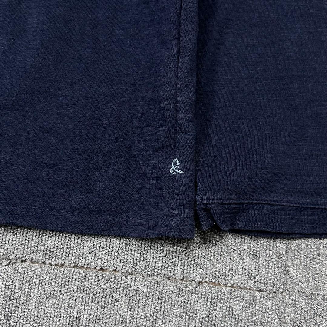 45rpm インディゴ バスクシャツ カットソー ロンT