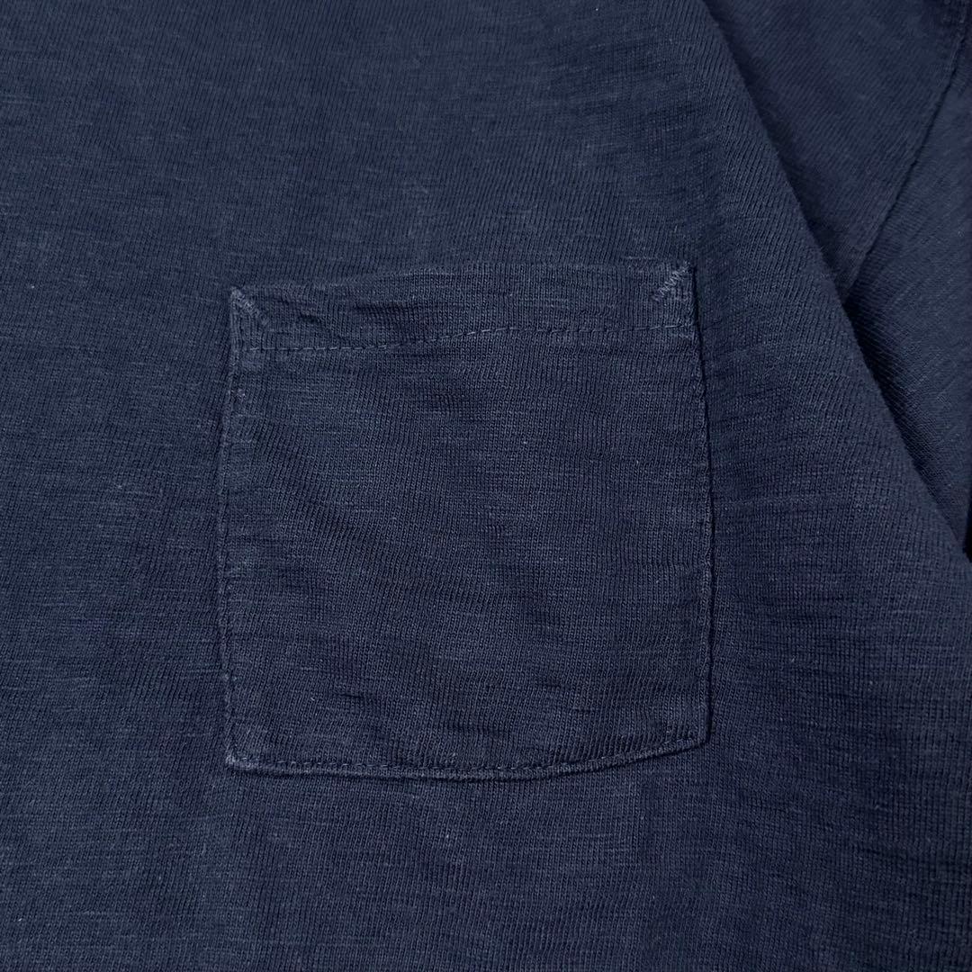 45rpm インディゴ バスクシャツ カットソー ロンT