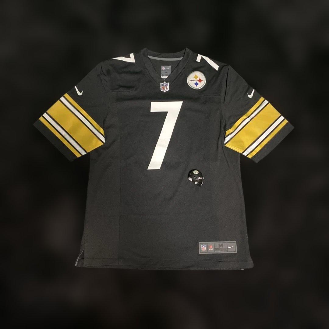 新品 説明文必読 ミニヘル付 NFL スティーラーズ ロスリスバーガー ジャージ
