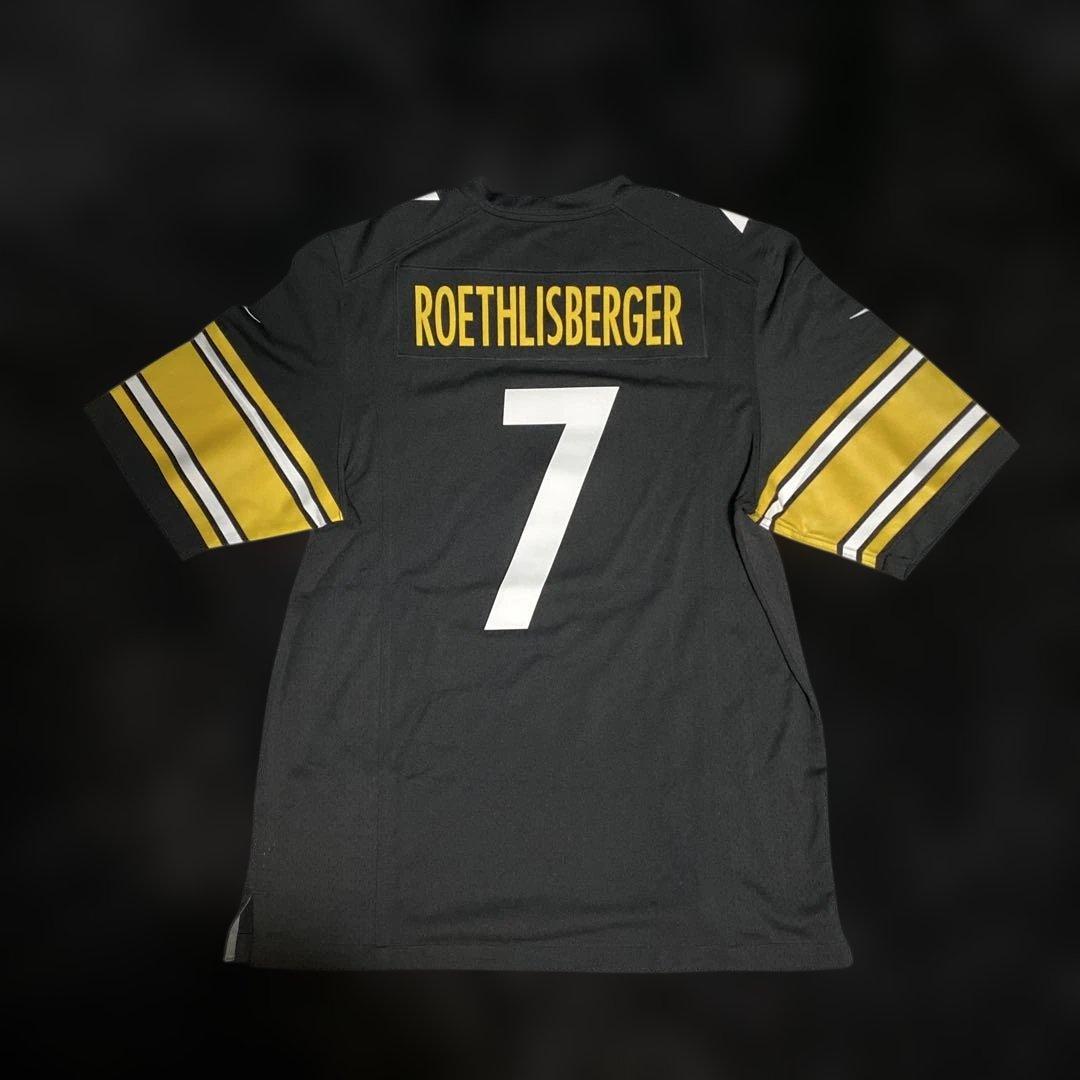 新品 説明文必読 ミニヘル付 NFL スティーラーズ ロスリスバーガー ジャージ