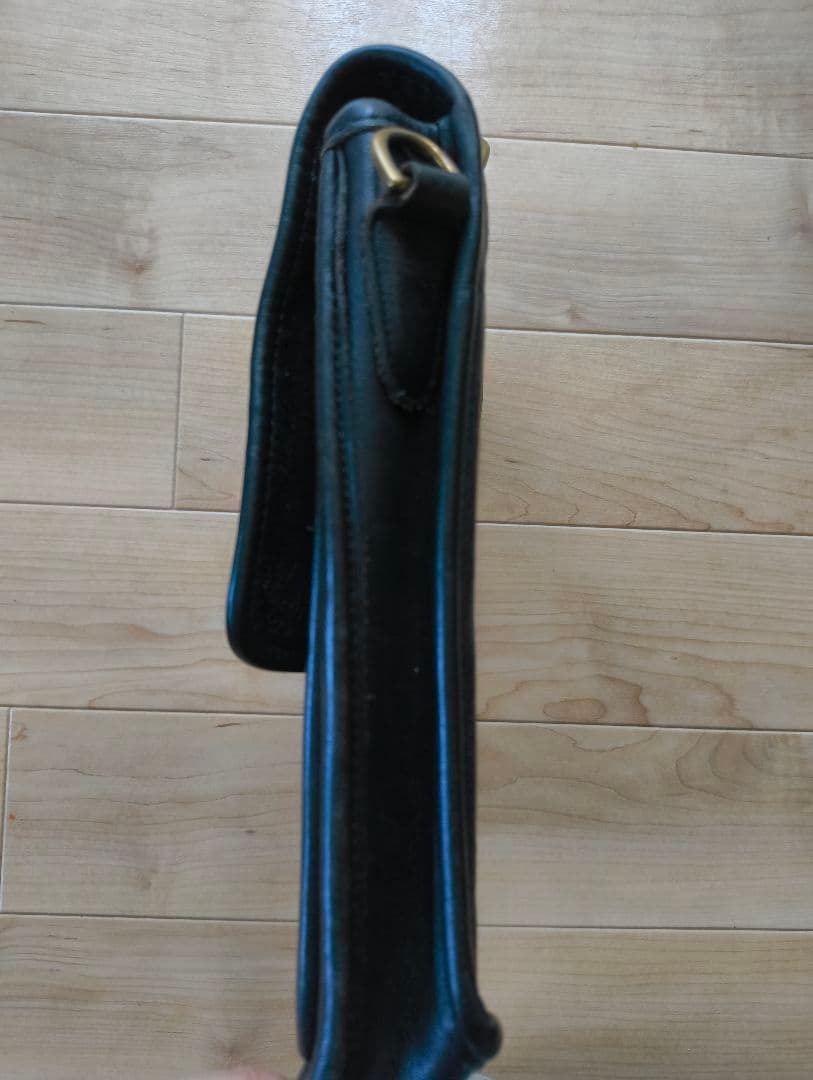 OLDCOACH ショルダーバッグ USA レザー 黒