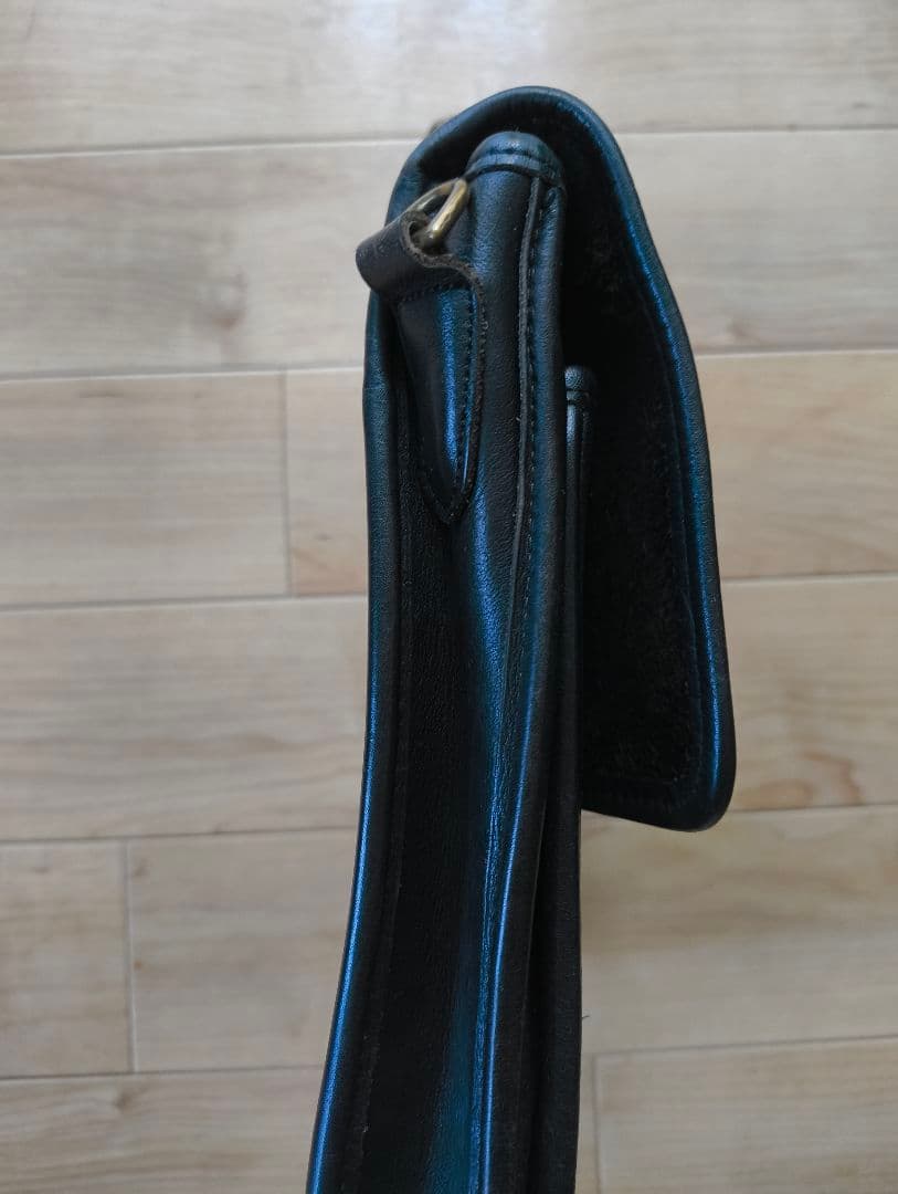 OLDCOACH ショルダーバッグ USA レザー 黒