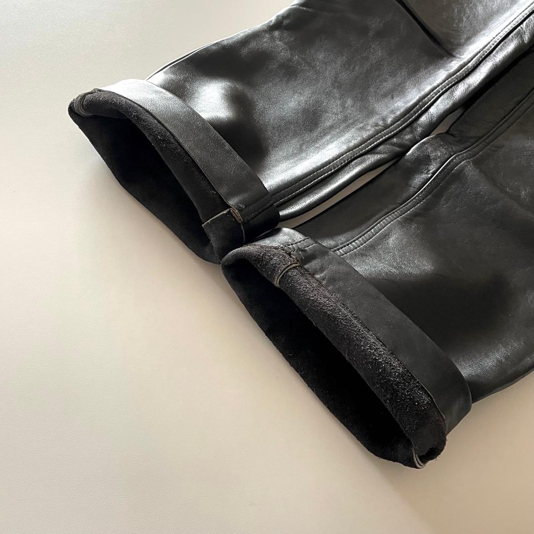 名品 90's VANSON Leathers Pants レザーパンツ 31