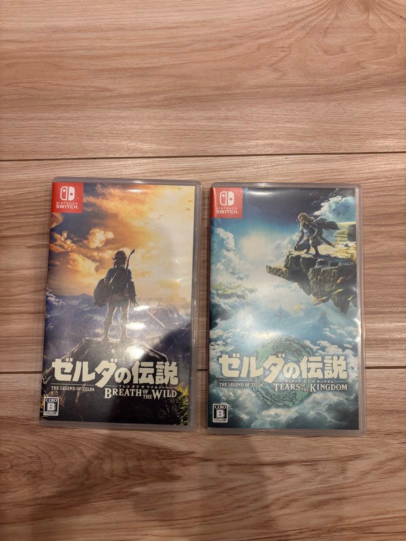 ゼルダの伝説　ティアーズオブザキングダム　ブレスオブザワイルド　2点セット