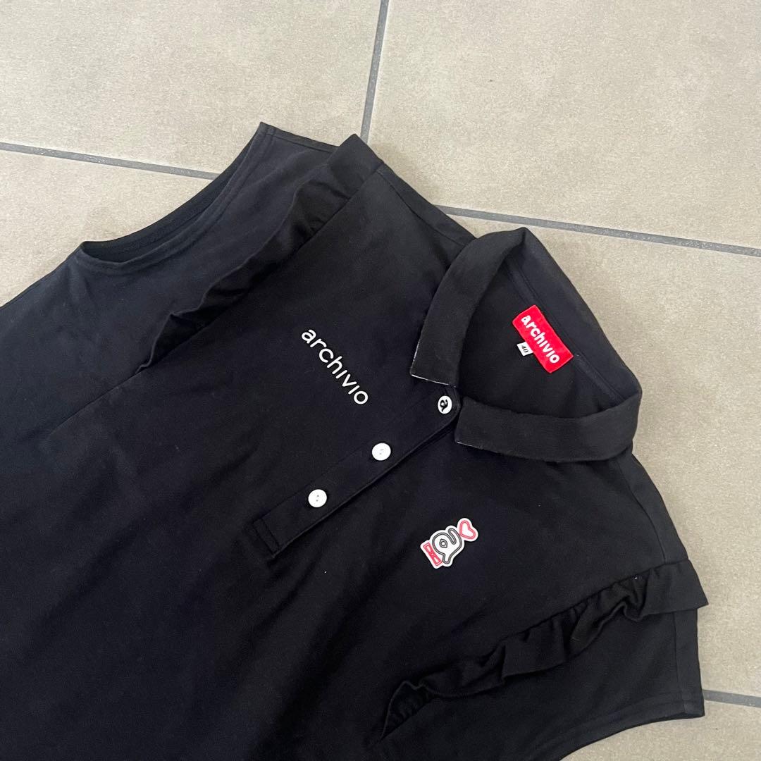 archivio アルチビオ セットアップ　フリル　シャツ　スカート L ゴルフ