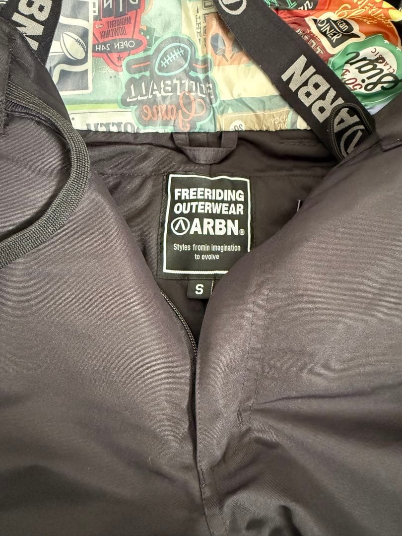 ARBN スノボウェア 上下セット メンズS 着用2回