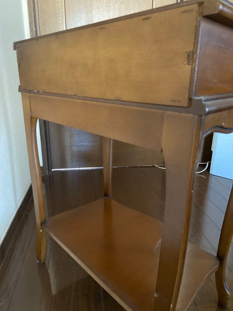 猫脚　コンソールテーブル引き出し付き