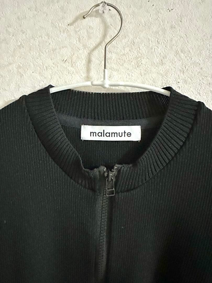 美品♡malamute マラミュート紫陽花モチーフ　ジャケット　黒