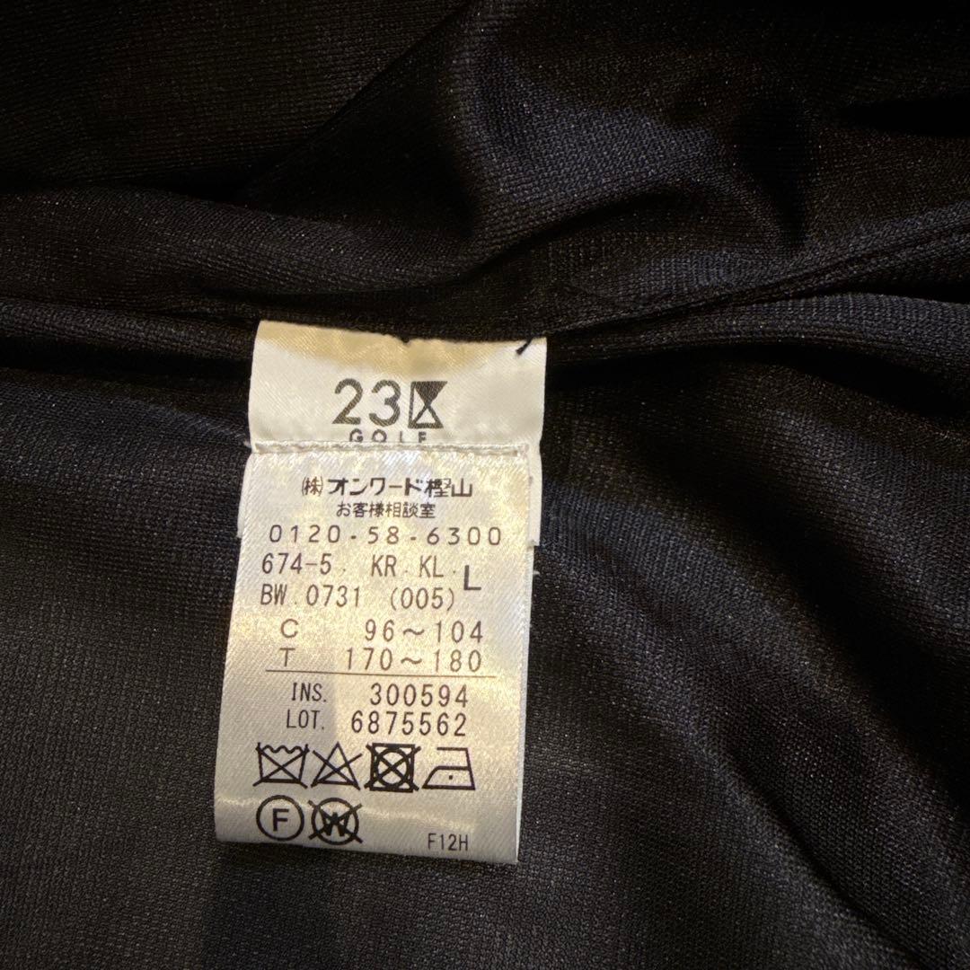 【美品】23区ゴルフ　ニットダウン　サイズL