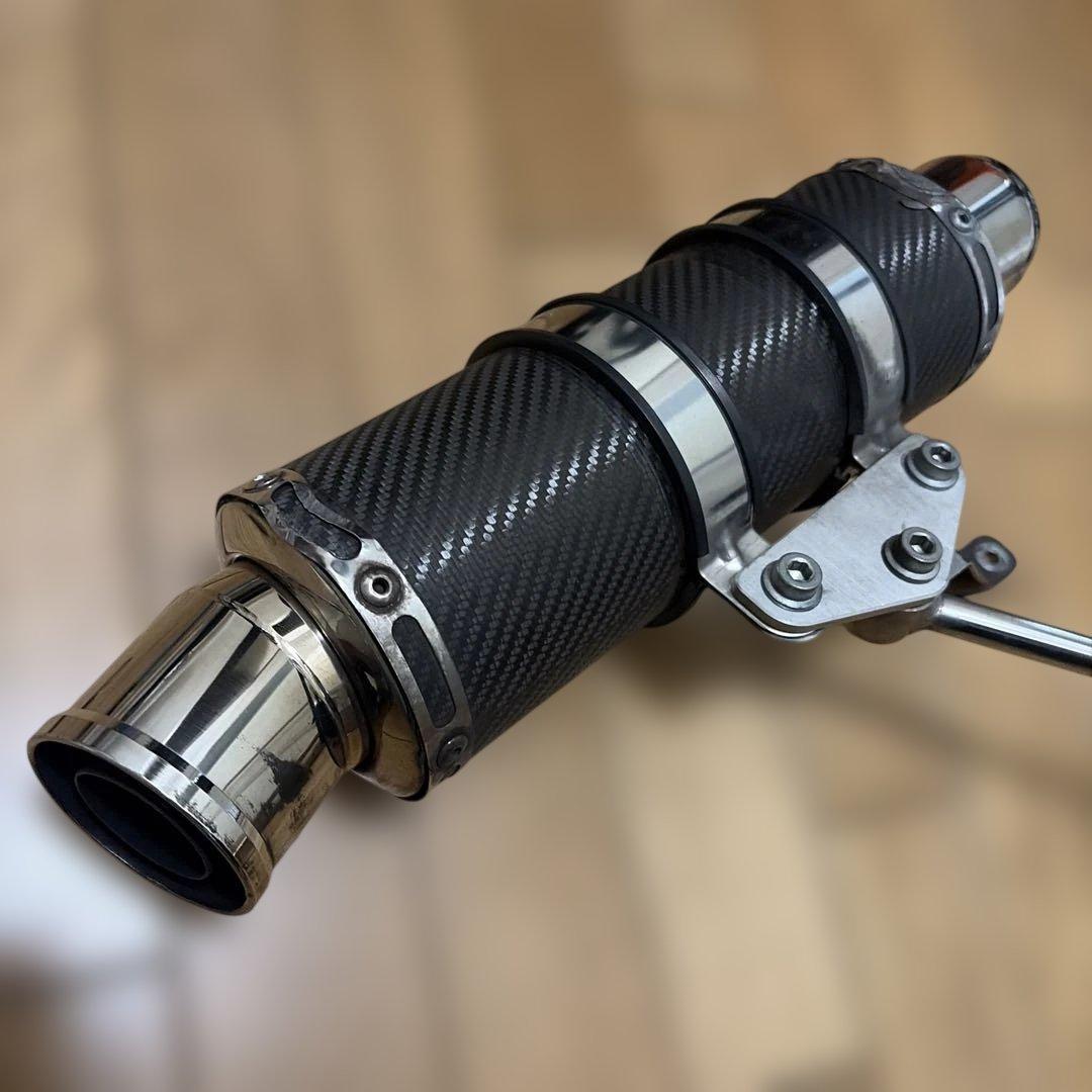 ウインドジャマーズ シグナス(SE44J)カーボンマフラー:サイレンサー2本