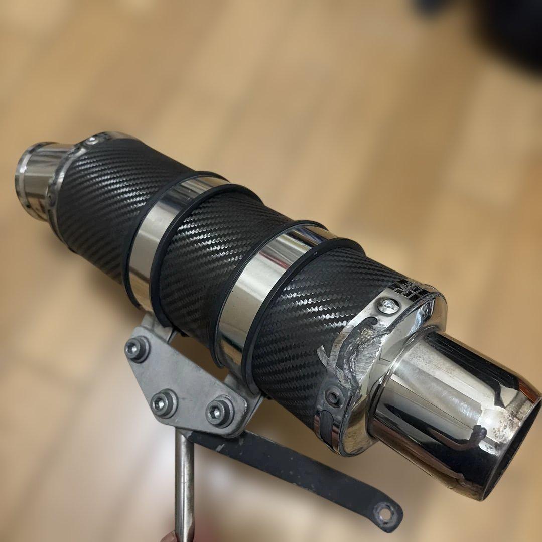 ウインドジャマーズ シグナス(SE44J)カーボンマフラー:サイレンサー2本