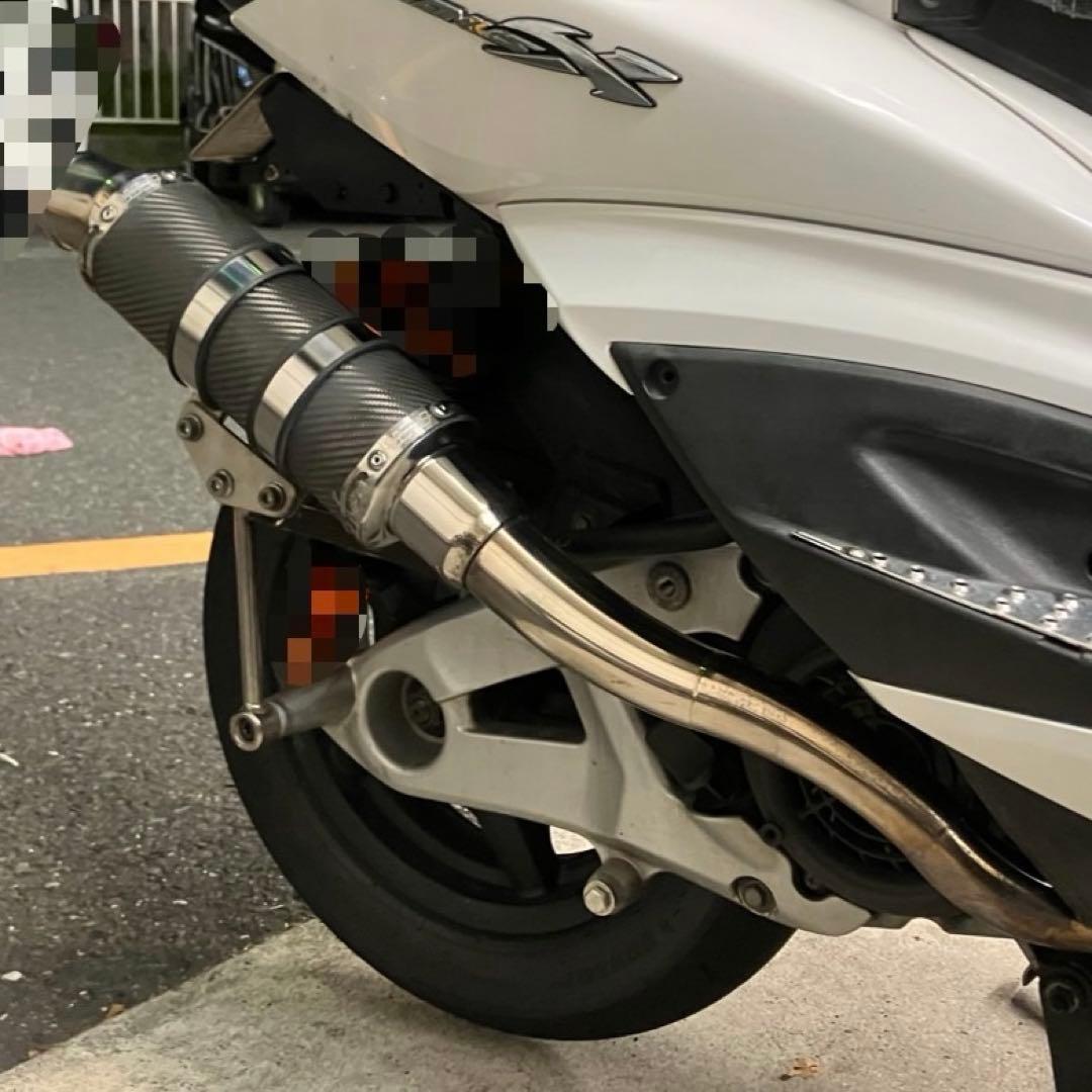 ウインドジャマーズ シグナス(SE44J)カーボンマフラー:サイレンサー2本