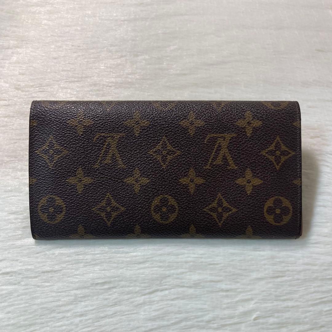 LOUIS VUITTON ヴィトン　長財布　クレディ　二つ折り　財布　茶色